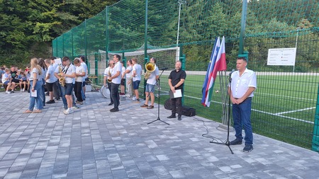 Nogometno igrišče otvoritev - nagovor mag. Marko Diaci